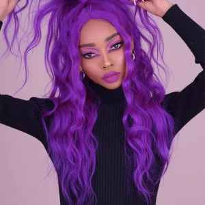 Spotlight—Violet Flame Glam Wig